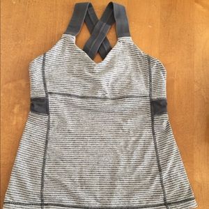 Lululemon Push Your Limits Tank Top- 8 Shelf Bra